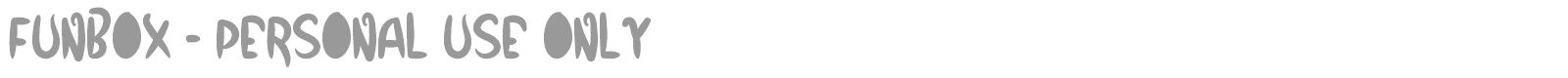 Funbox font preview